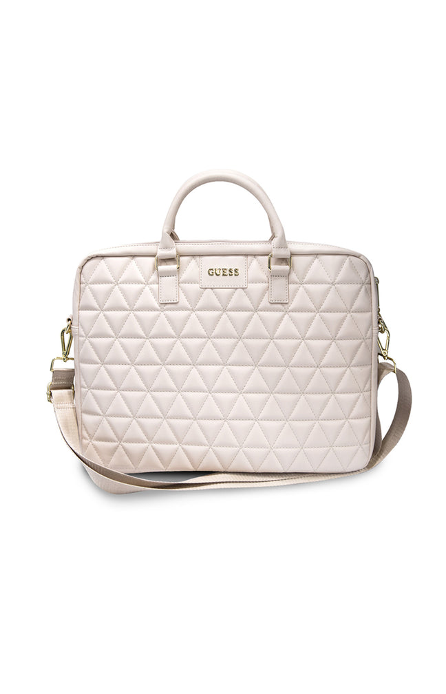 Sacoche pour ordinateur portable 16 - Quilted - Rose