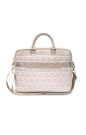 Sacoche pour ordinateur portable 16 - Quilted - Rose