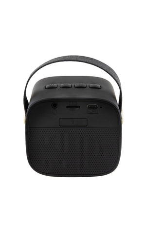 Enceinte bluetooth portable -  Sangle cuir