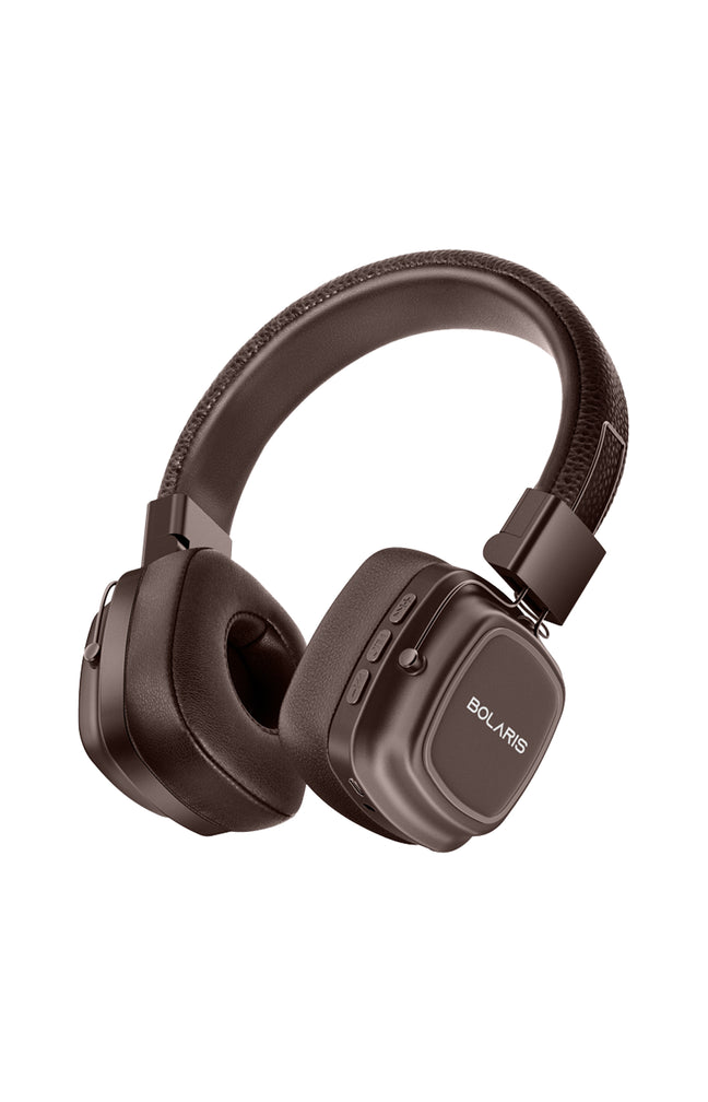 Casque bluetooth Bolaris - Portland - Marron