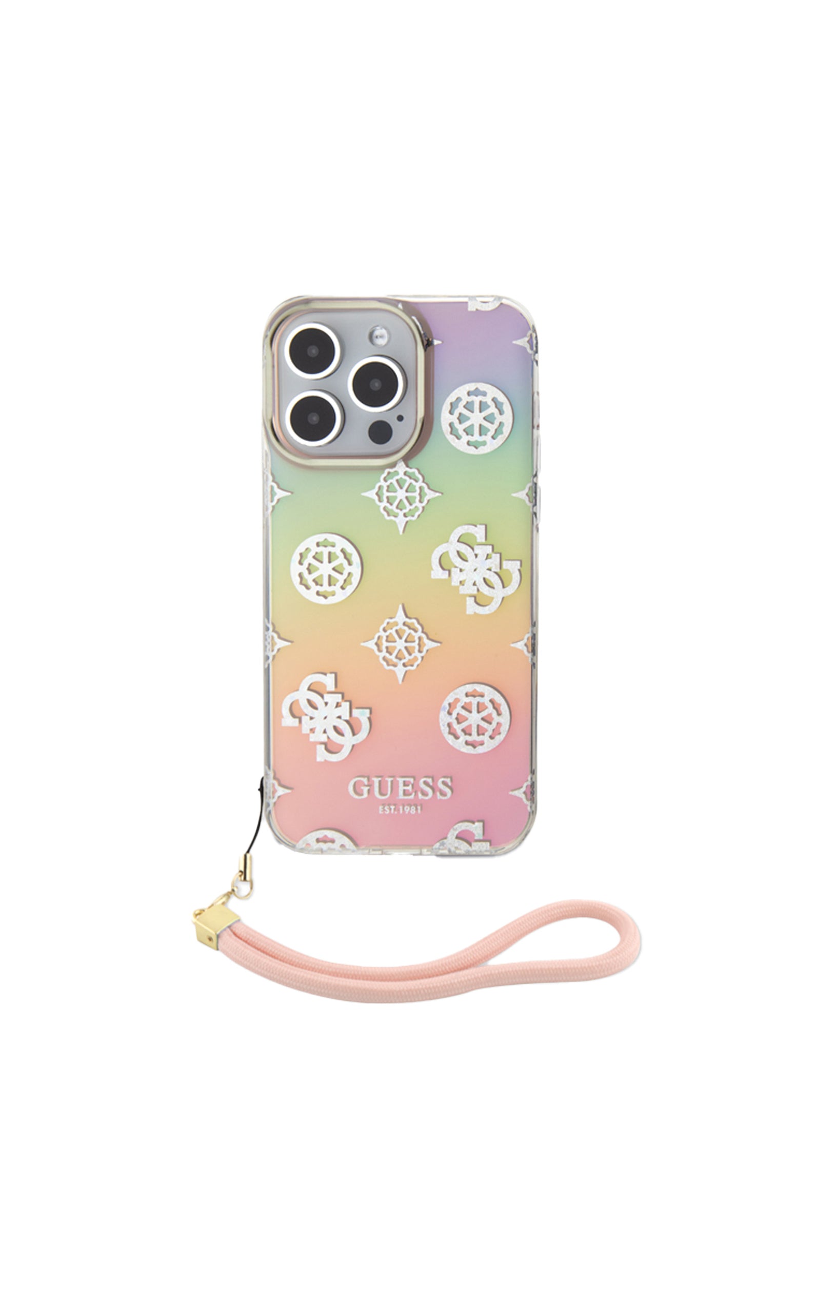 Coque de protection avec cordon Guess - Iphone 15 Pro - Multicolore