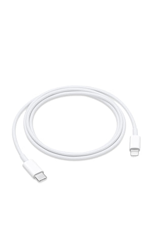 Câble de chargement USB-C & Lightning Apple - 1 m - Blanc