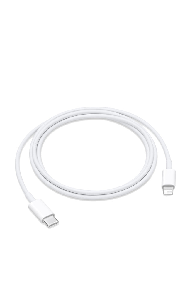 Câble de chargement USB-C & Lightning Apple - 1 m - Blanc