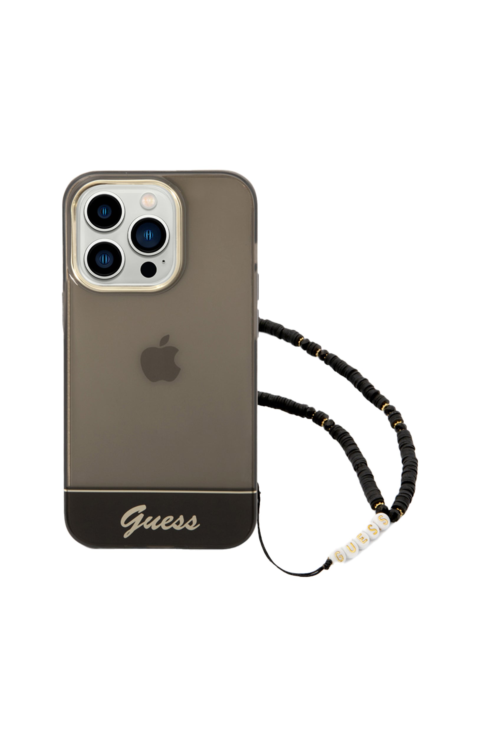 Coque de protection & cordon Guess - Iphone 14 Pro Max - Gris