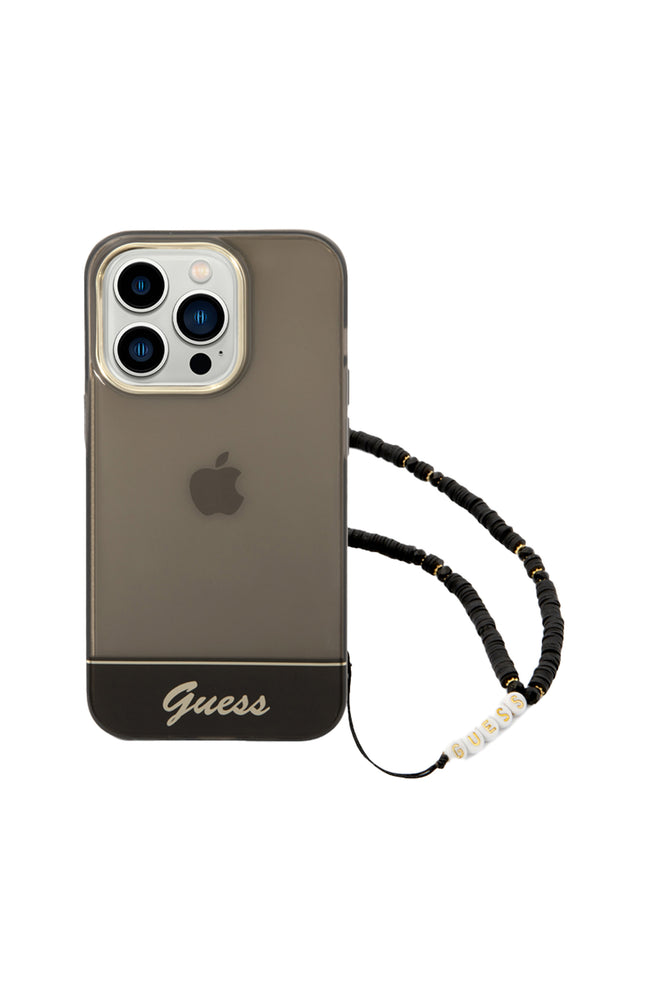 Coque de protection & cordon Guess - Iphone 14 Pro Max - Gris