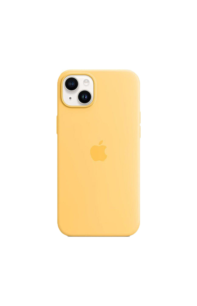 Coque de protection en cuir - MagSafe - IPhone 14 Plus - Jaune