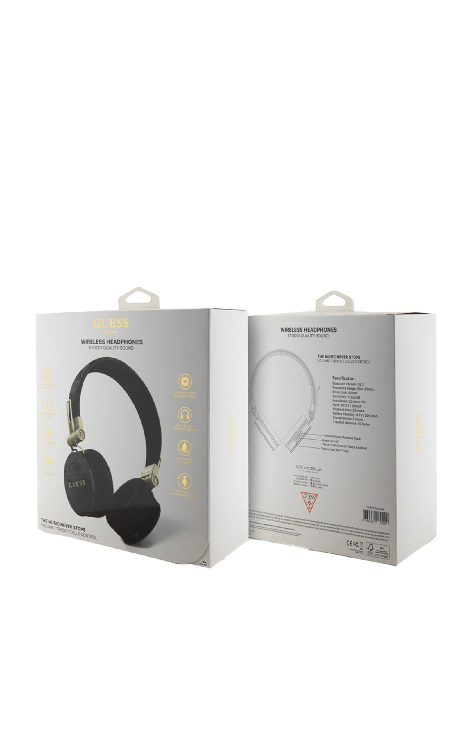 Casque bluetooth Guess  - Noir