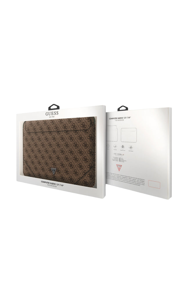Housse pour ordinateur - MacBook 13/14 pouces - Marron