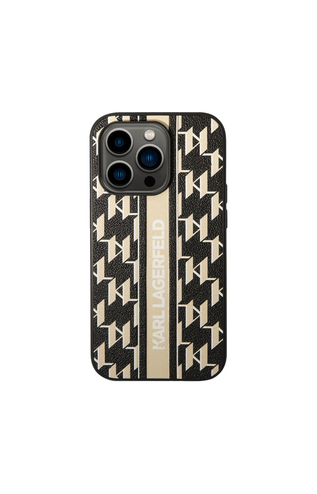 Coque de protection Karl Lagerfeld - Iphone 14 Pro - Noir & doré