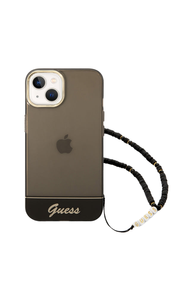 Coque de protection & cordon Guess - Iphone 14 Plus - Gris