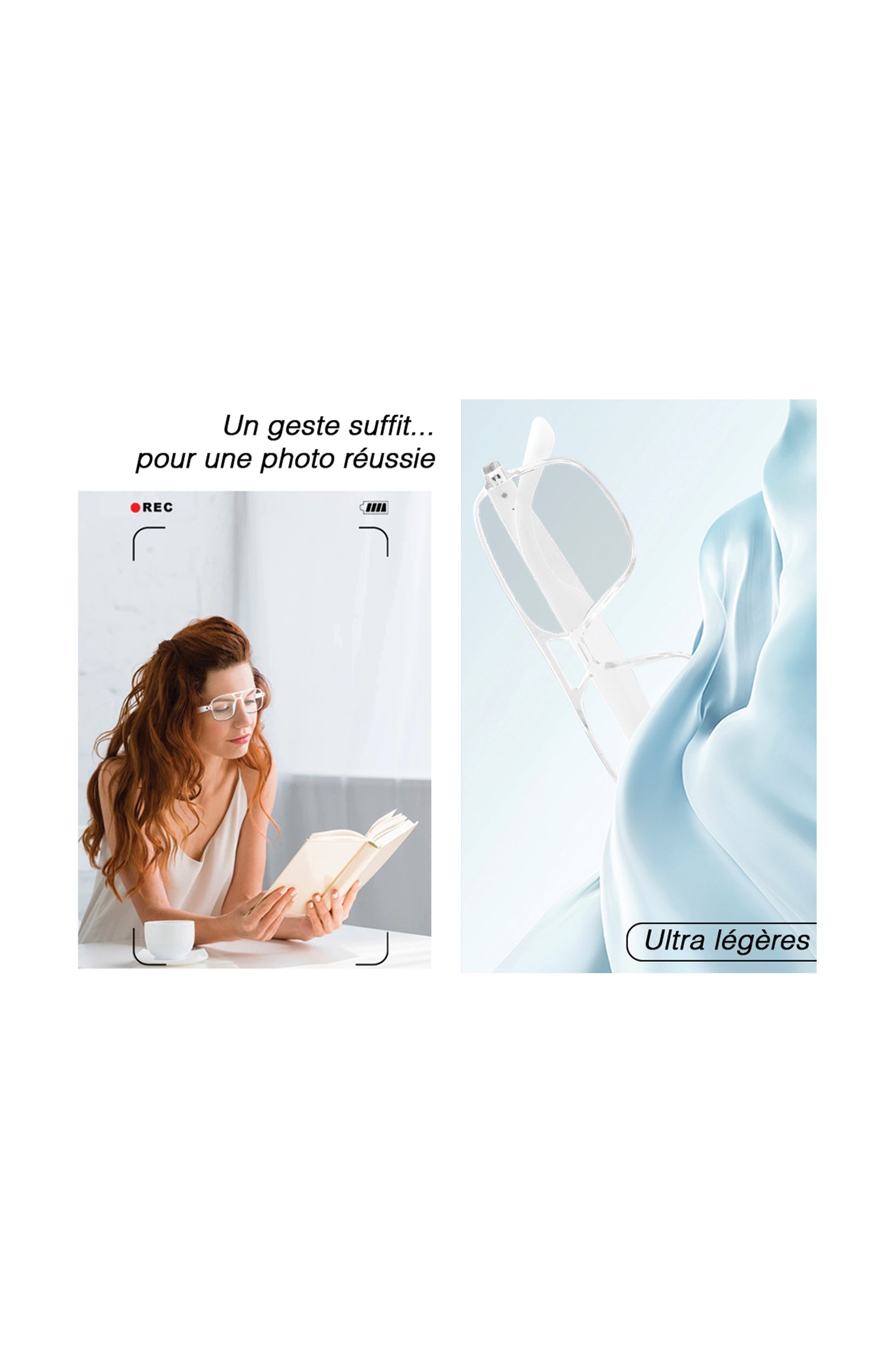 Lunettes connectées - Sharp - Blanc