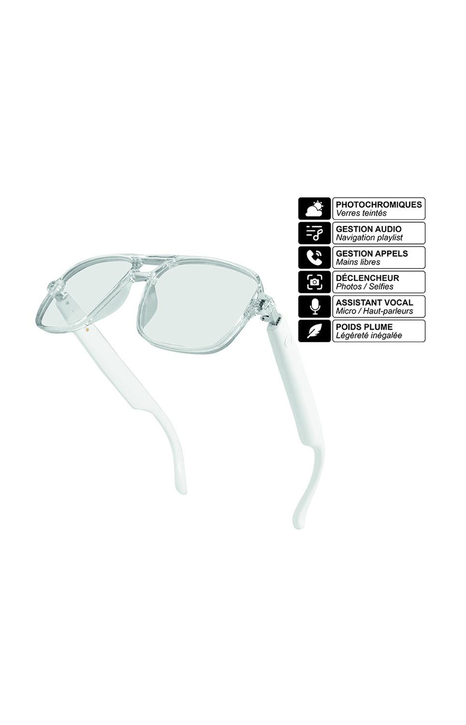 Lunettes connectées - Sharp - Blanc