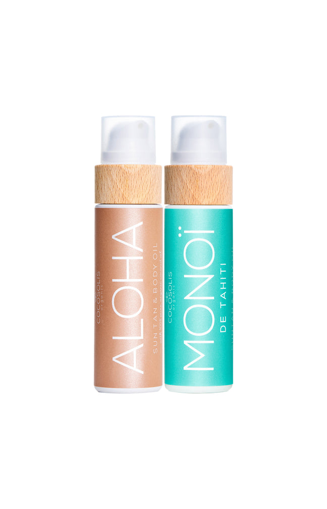 Huiles de bronzage - Visage & Corps - Aloha & Monoi - 2 x 110 ml
