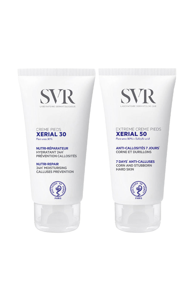 Crème pieds nourrissante & riche - Xerial - 2 x 50 ml