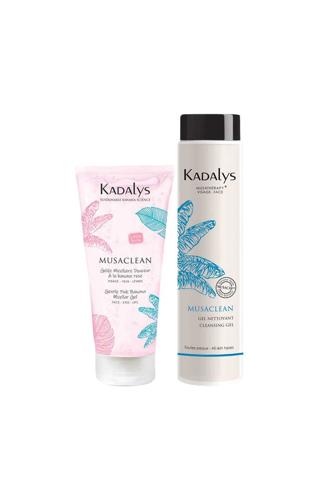 Gel nettoyant & gelée micellaire douceur - Visage