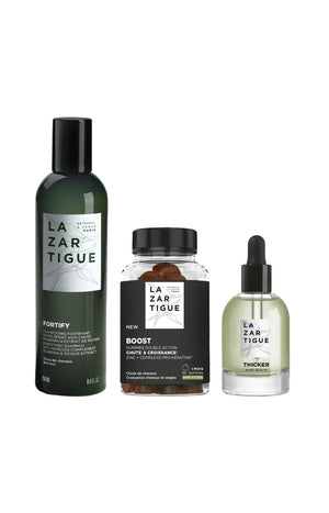 Routine anti-chute & densité - Boost, ricin & Thicker - 3 produits