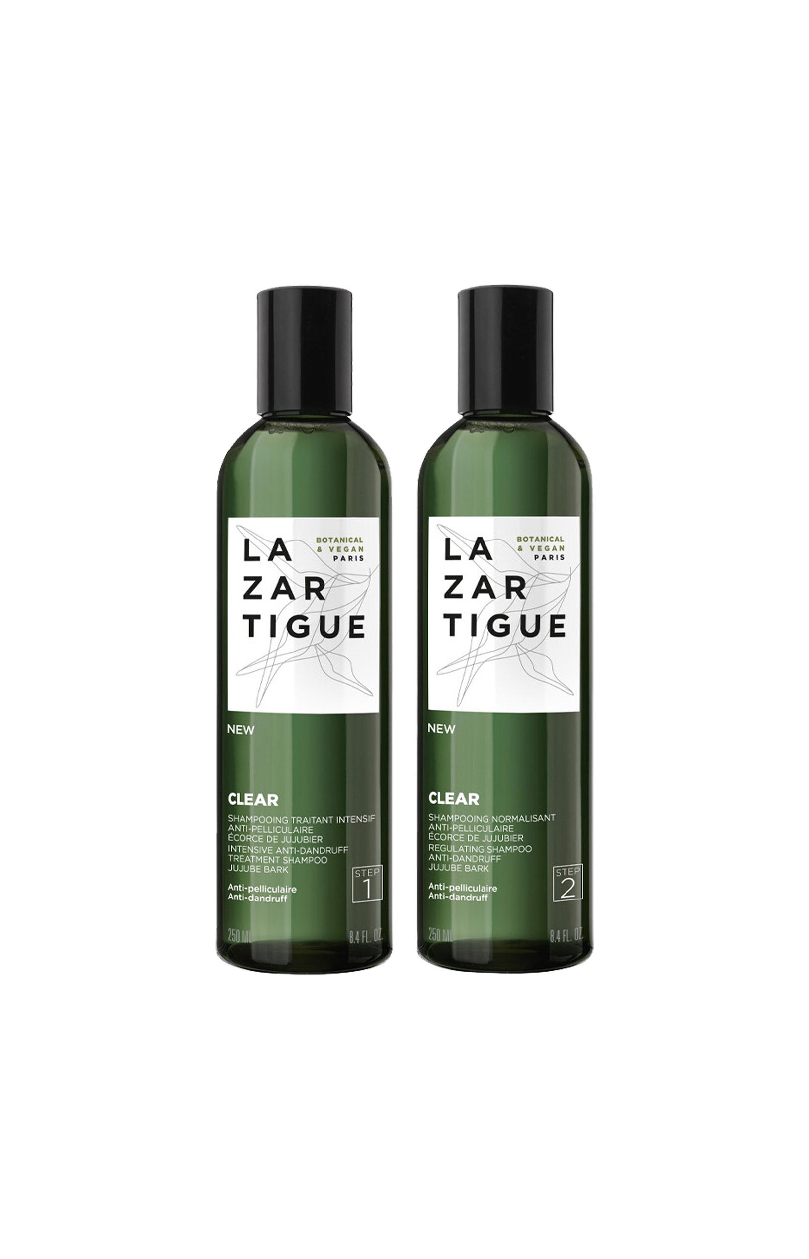 Shampoings anti-pelliculaire - Phase 1 & 2 - Ecorce de jujubier -2 x 250 ml