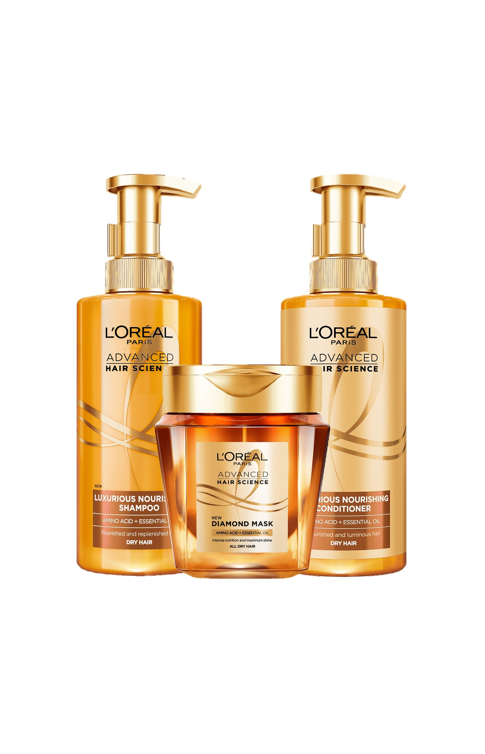 Routine rituel d'exception - Shampoing, après-shampoing & masque - 3 produits