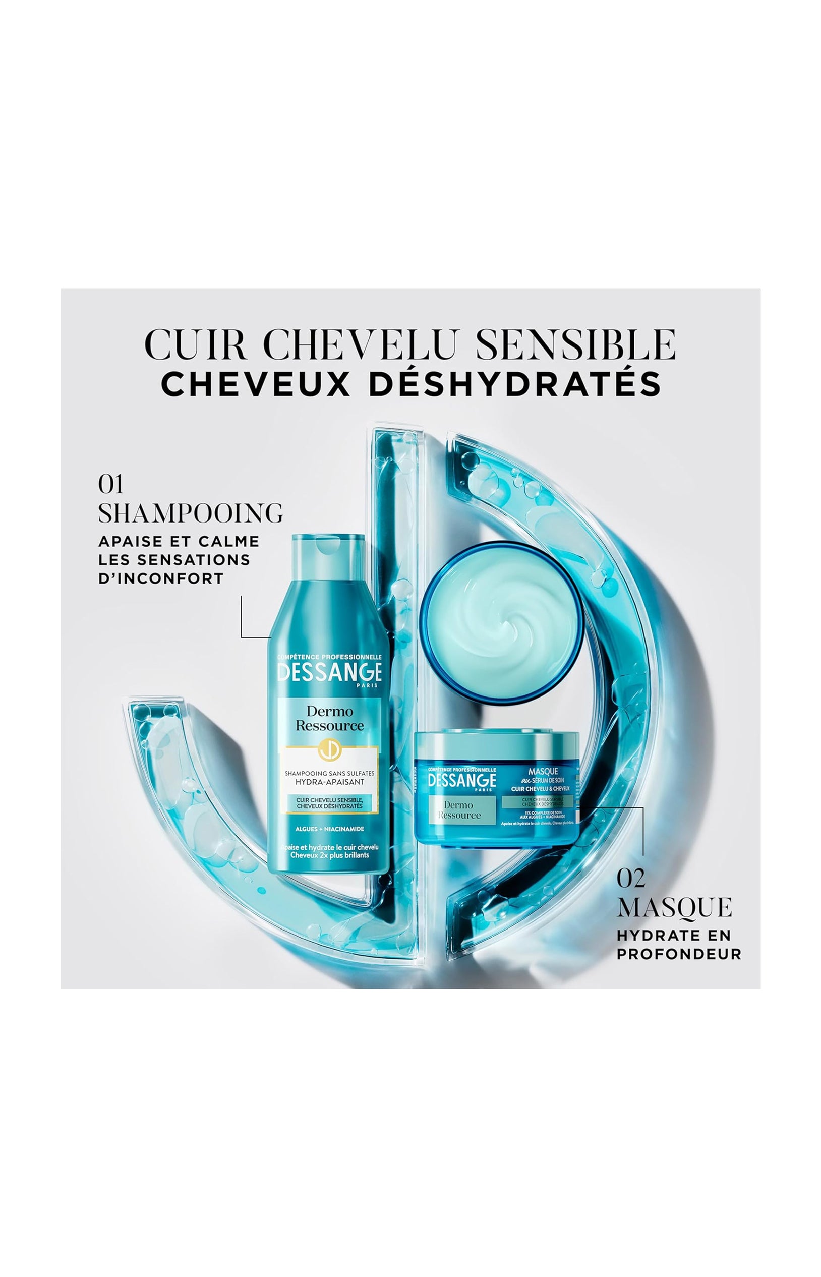 Routine dermo source - Shampoing & masque - 2 produits