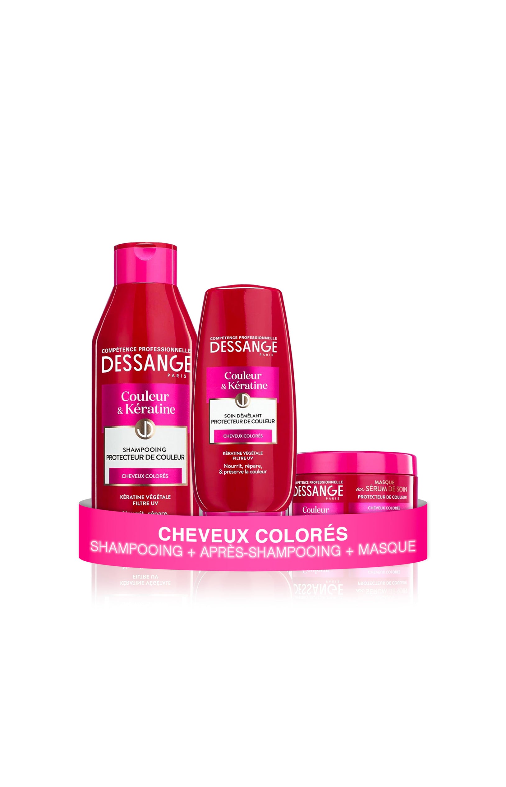 Routine Couleur et Kératine - 3 produits