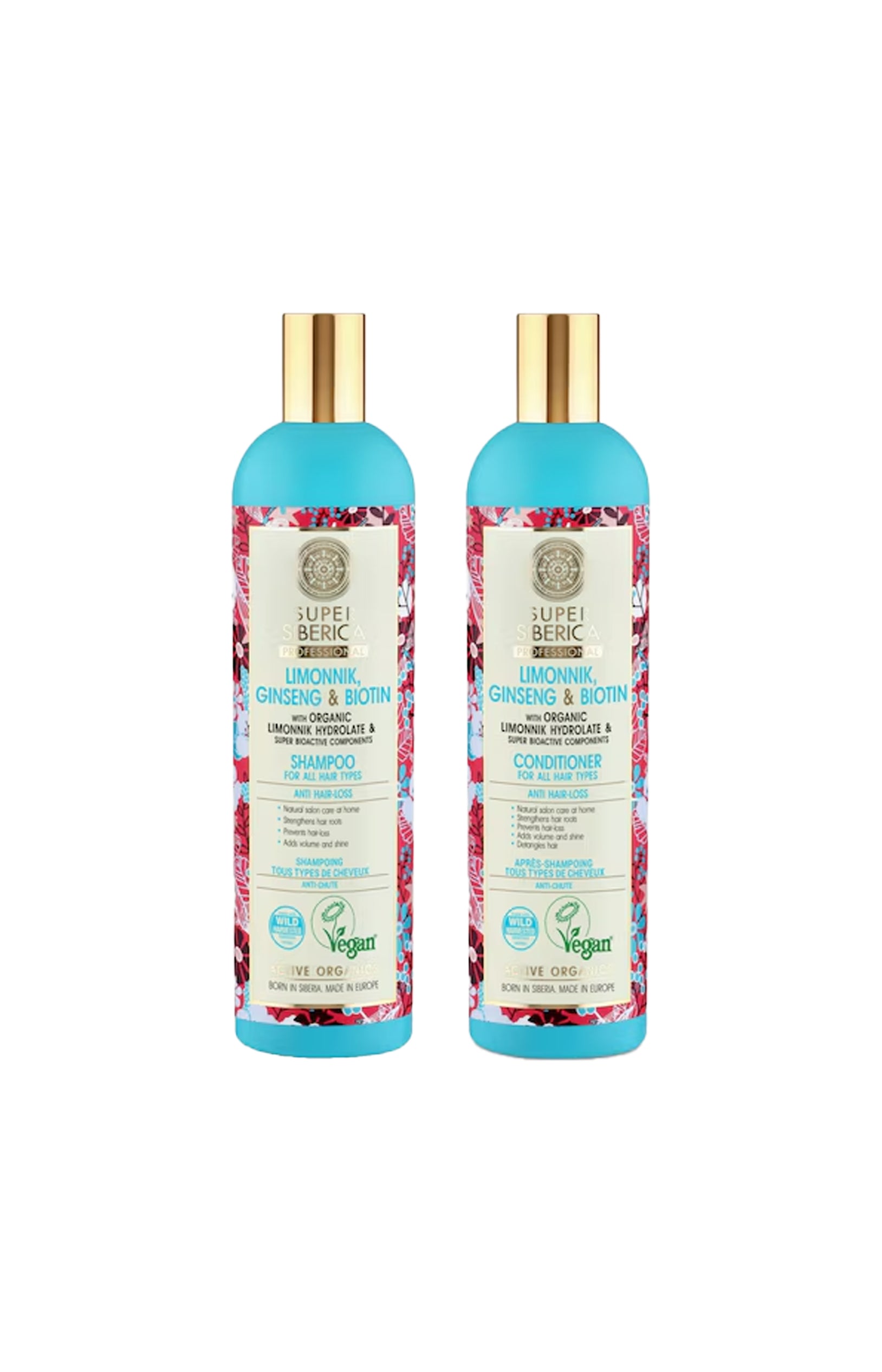 Shampoing & après-shampoing anti-chute - Schisandra & ginseng - 2 x 400 ml