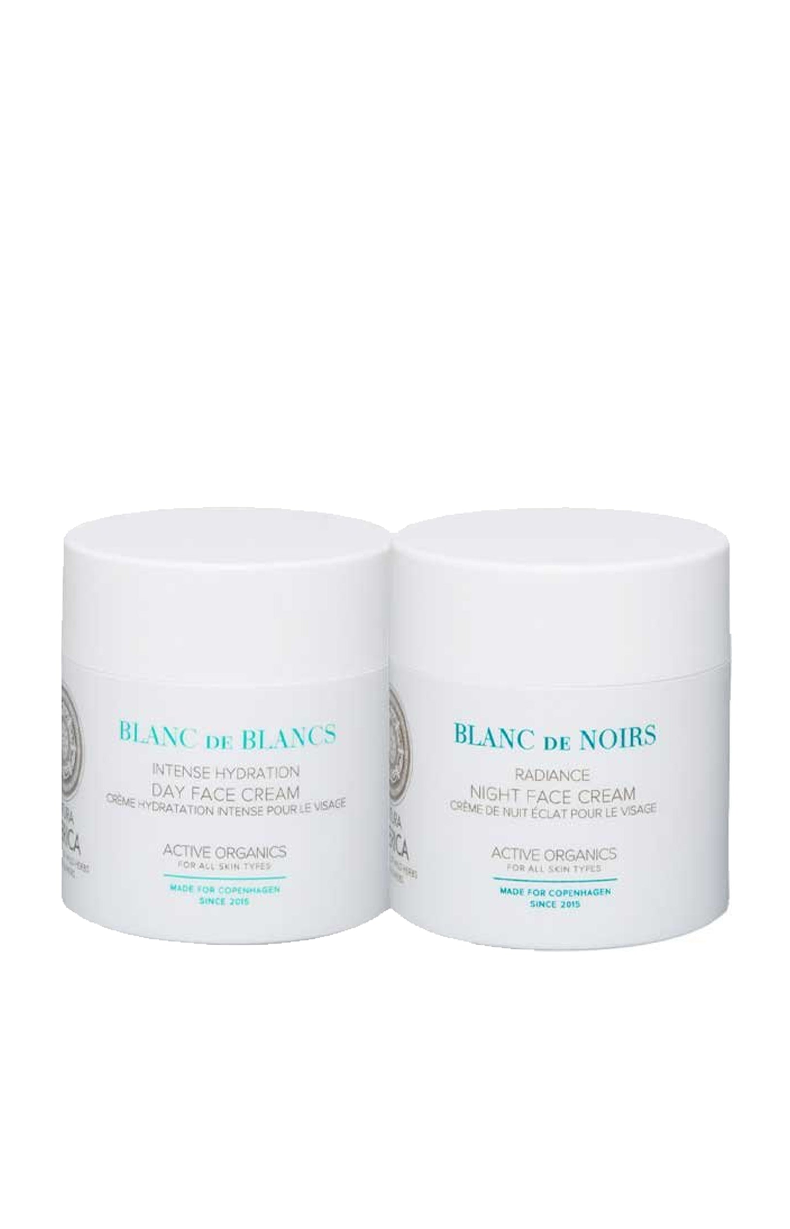 Crème hydratation & éclat - Blanc des blancs - Jour & nuit - Peaux sèches - 2 x 50 ml