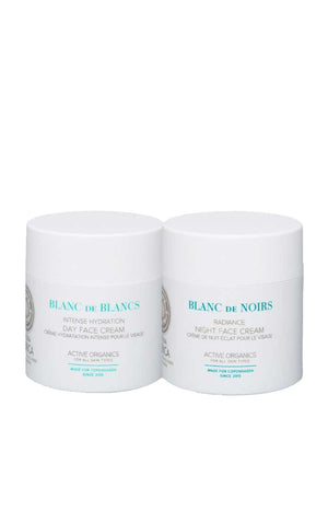 Crème hydratation & éclat - Blanc des blancs - Jour & nuit - Peaux sèches - 2 x 50 ml