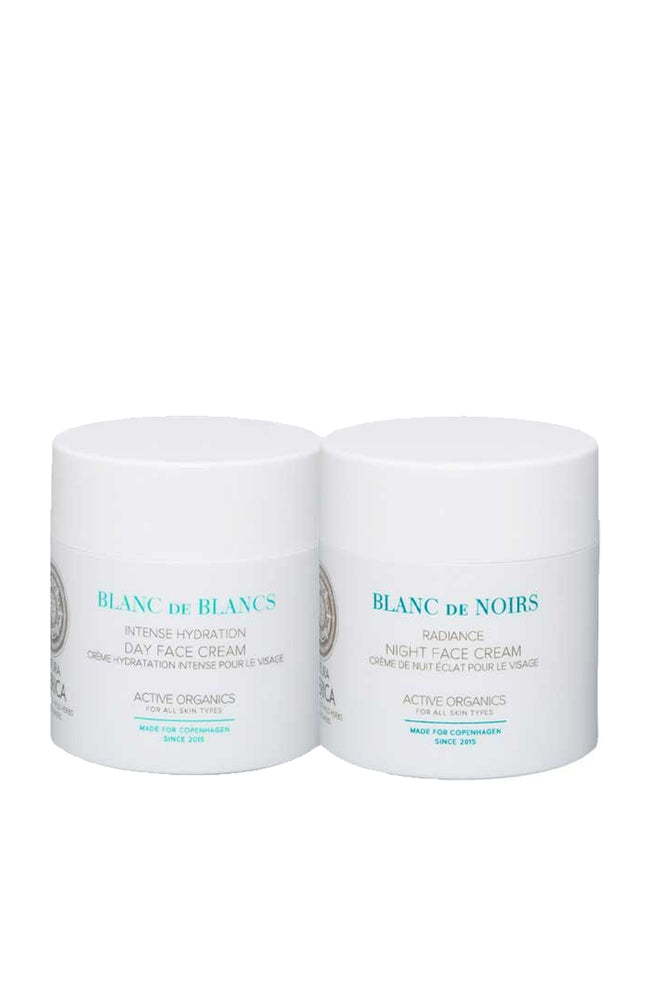 Crème hydratation & éclat - Blanc des blancs - Jour & nuit - Peaux sèches - 2 x 50 ml