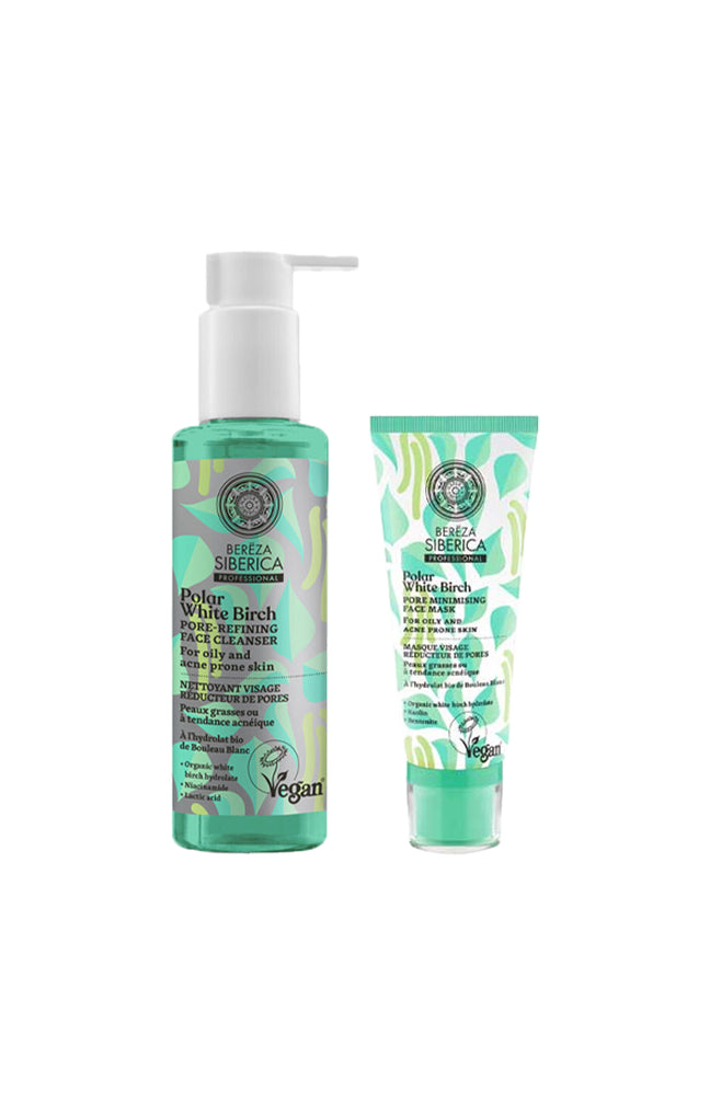 Nettoyant & masque réducteurs de pores - Peaux grasses à tendance acnéique
