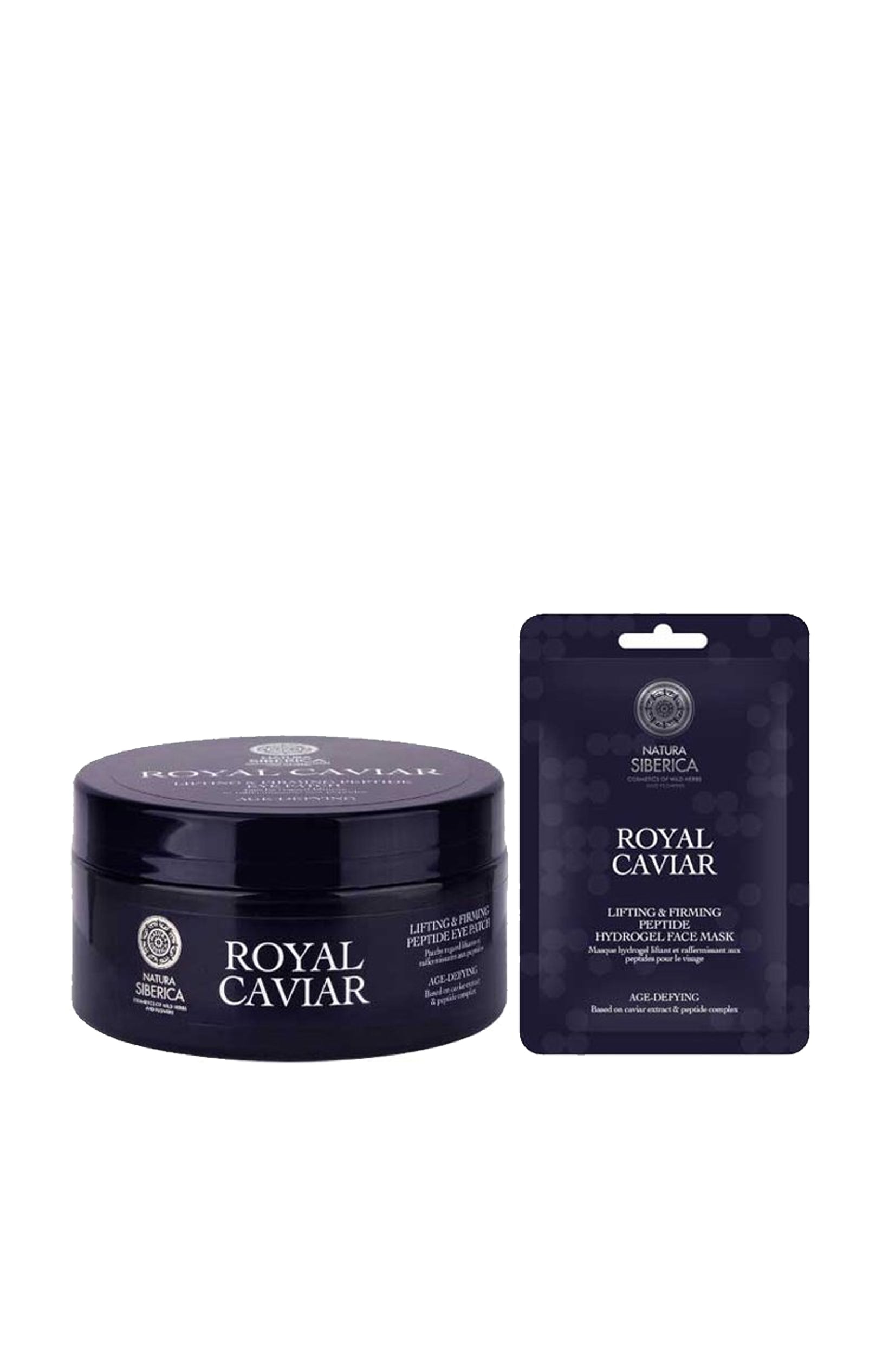 Masque en tissu & patchs yeux raffermissants - Caviar, peptides & acide hyaluronique