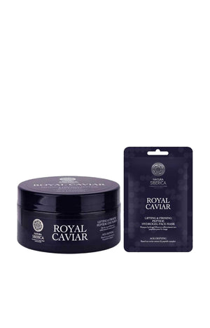 Masque en tissu & patchs yeux raffermissants - Caviar, peptides & acide hyaluronique