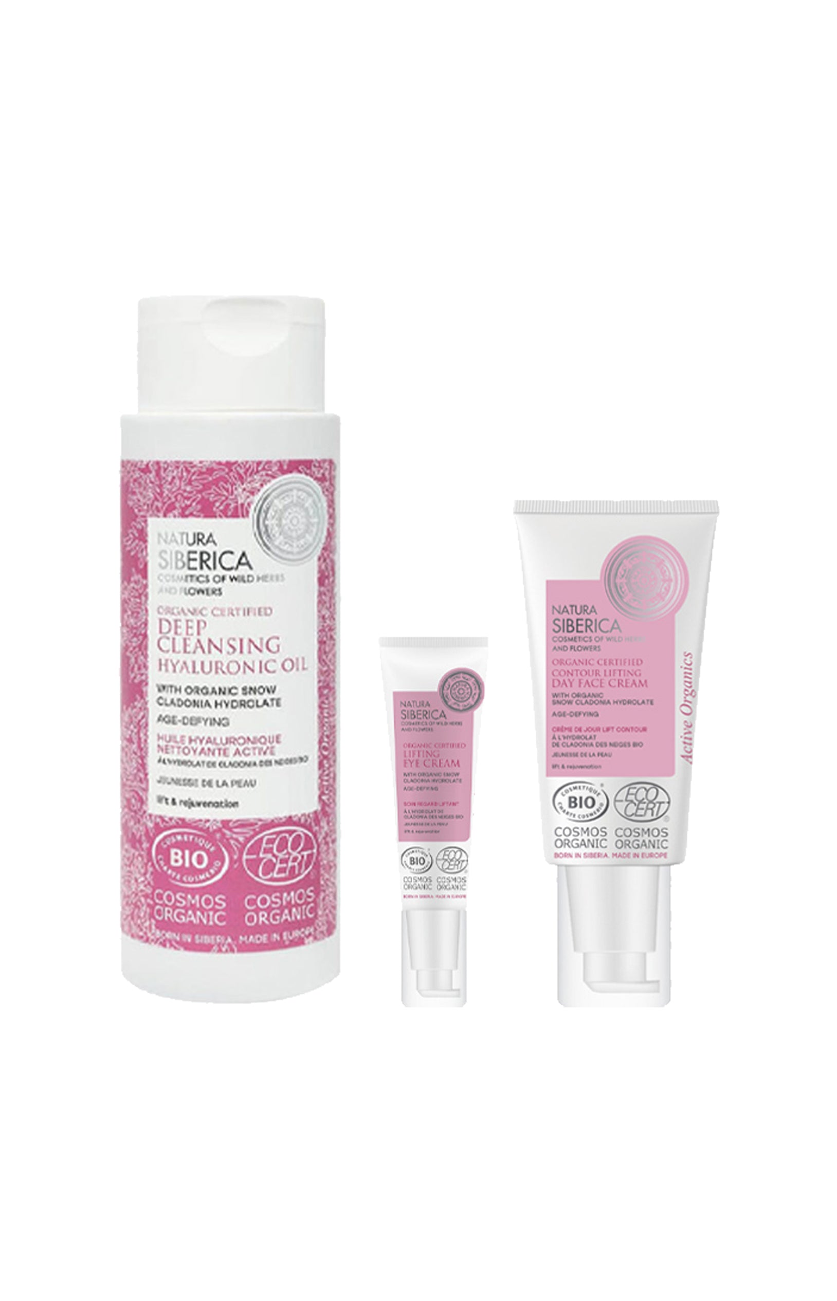 Routine hydratante bio - Cladonia des neiges - Visage & yeux - 3 produits