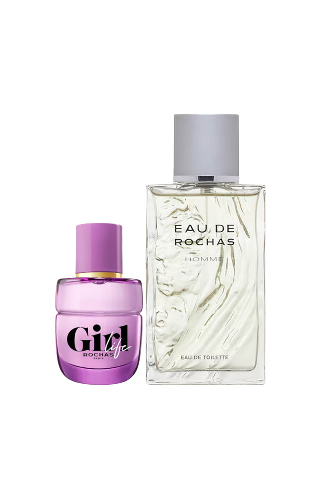 Duo d’eaux parfumées - Masculin boisé & féminin fruité