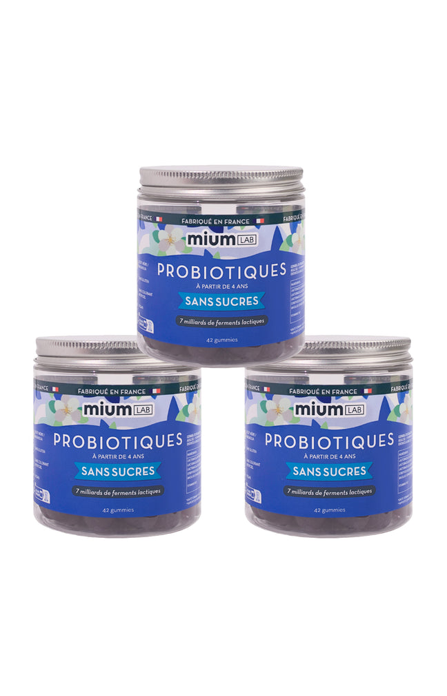 Cure gummies inconforts digestifs - Probiotiques - Sans sucres - Mûre - 2 mois