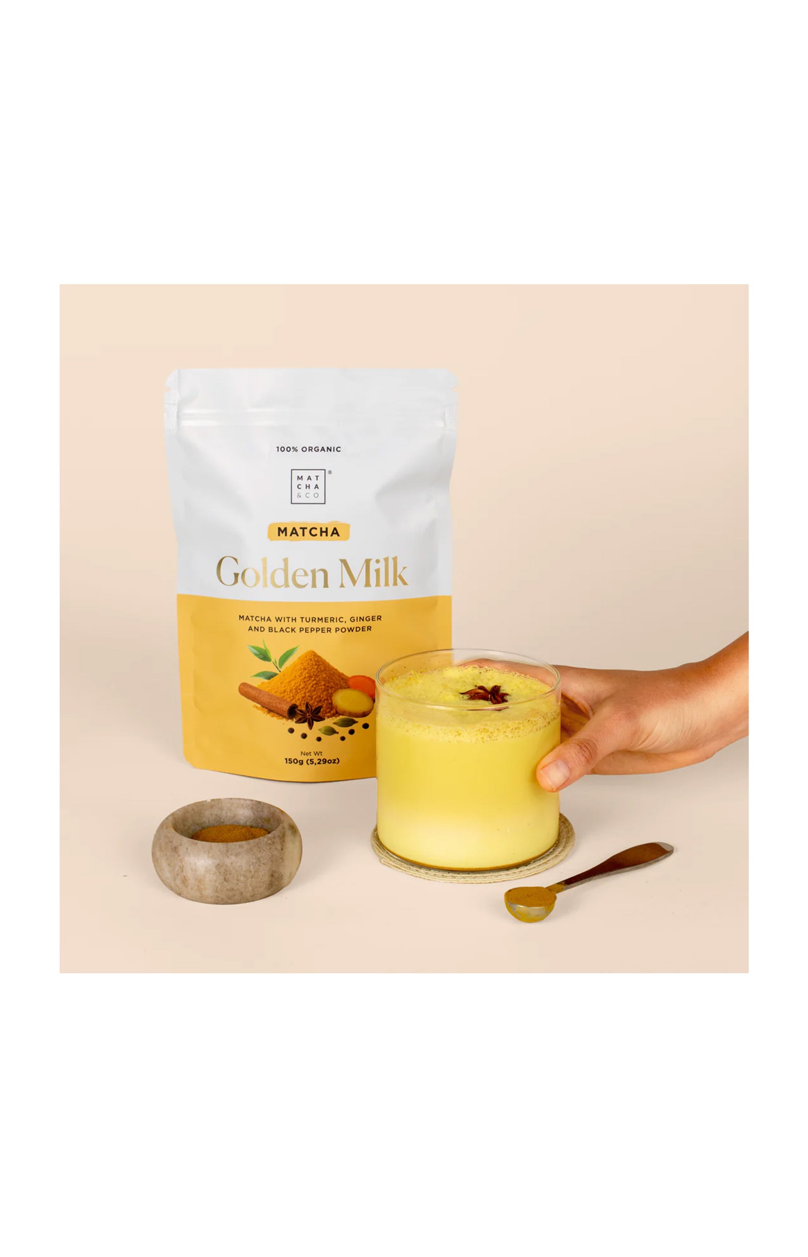 Thé matcha - Latte & golden milk - 2 produits