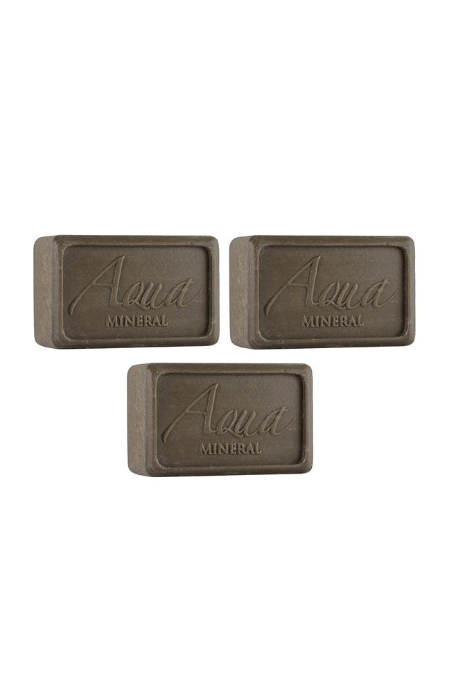 Lot de 3 savons purifiants à la boue de la mer Morte – Visage & corps