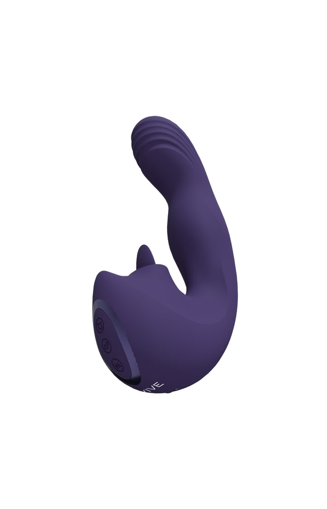 Vibromasseur & stimulateur  - Yumi - 10 modes - Violet