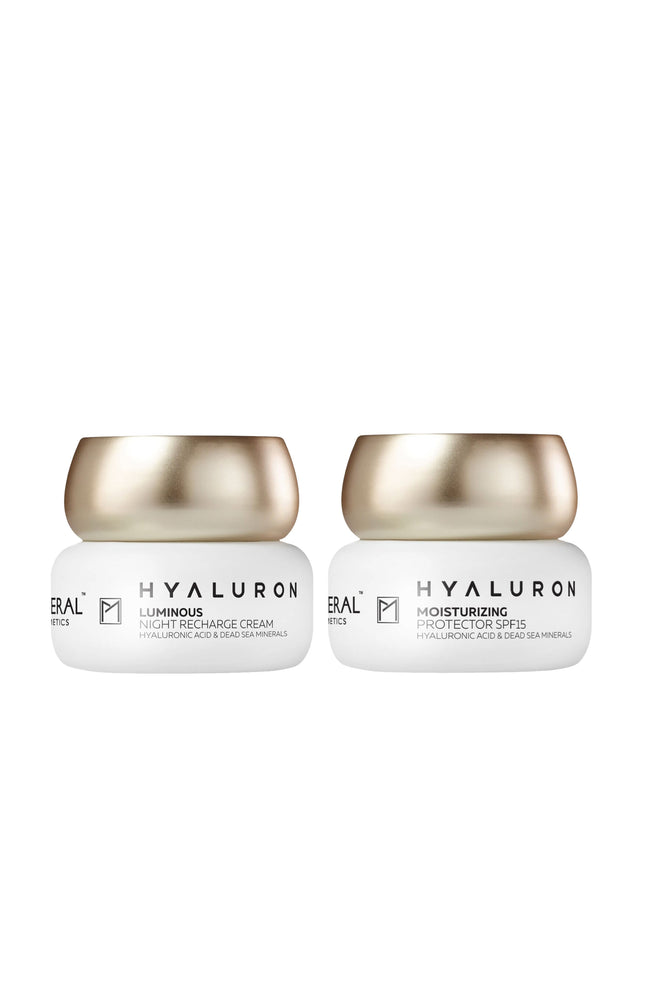Routine jour & nuit - Acide hyaluronique - Tous types de peaux - 2 produits