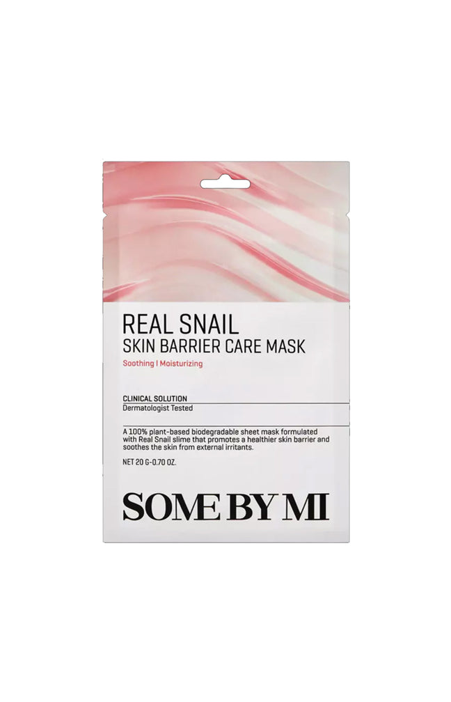 Some By Mi - Masque en tissu protection de barrière cutanée - Bave d'escargot - Visage - 1 unité