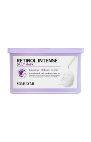 Some By Mi - Masques en tissu repulpants - Rétinol - Peau sensible - 30 unités