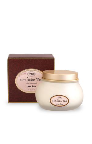 Masque nourrissant & réparateur 3-en-1 - Rose verte - 200 ml
