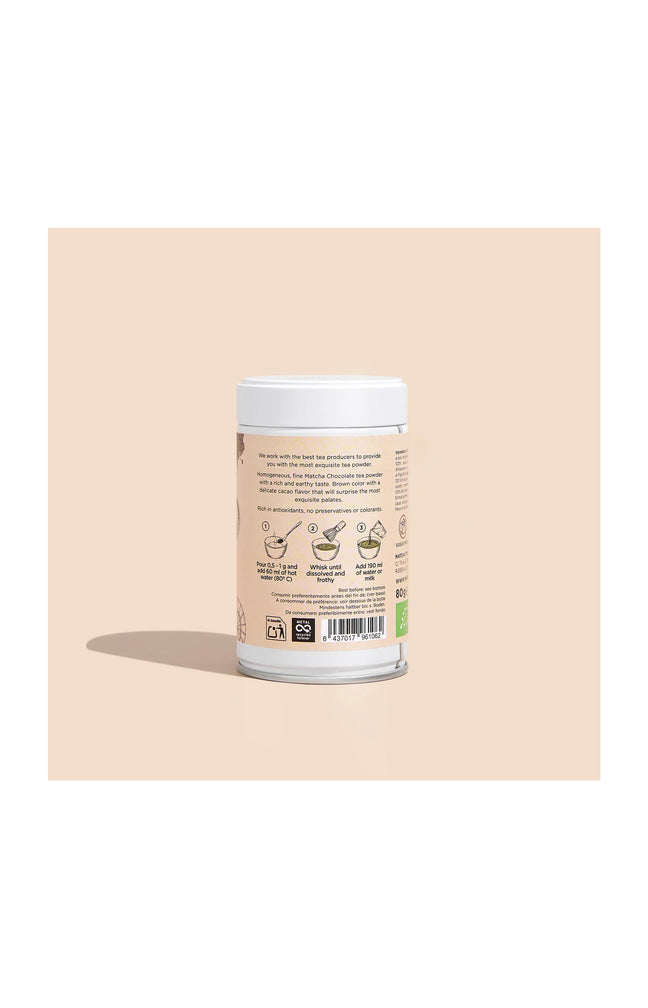 Thé matcha bio & fouet bambou - Chocolat - 2 produits