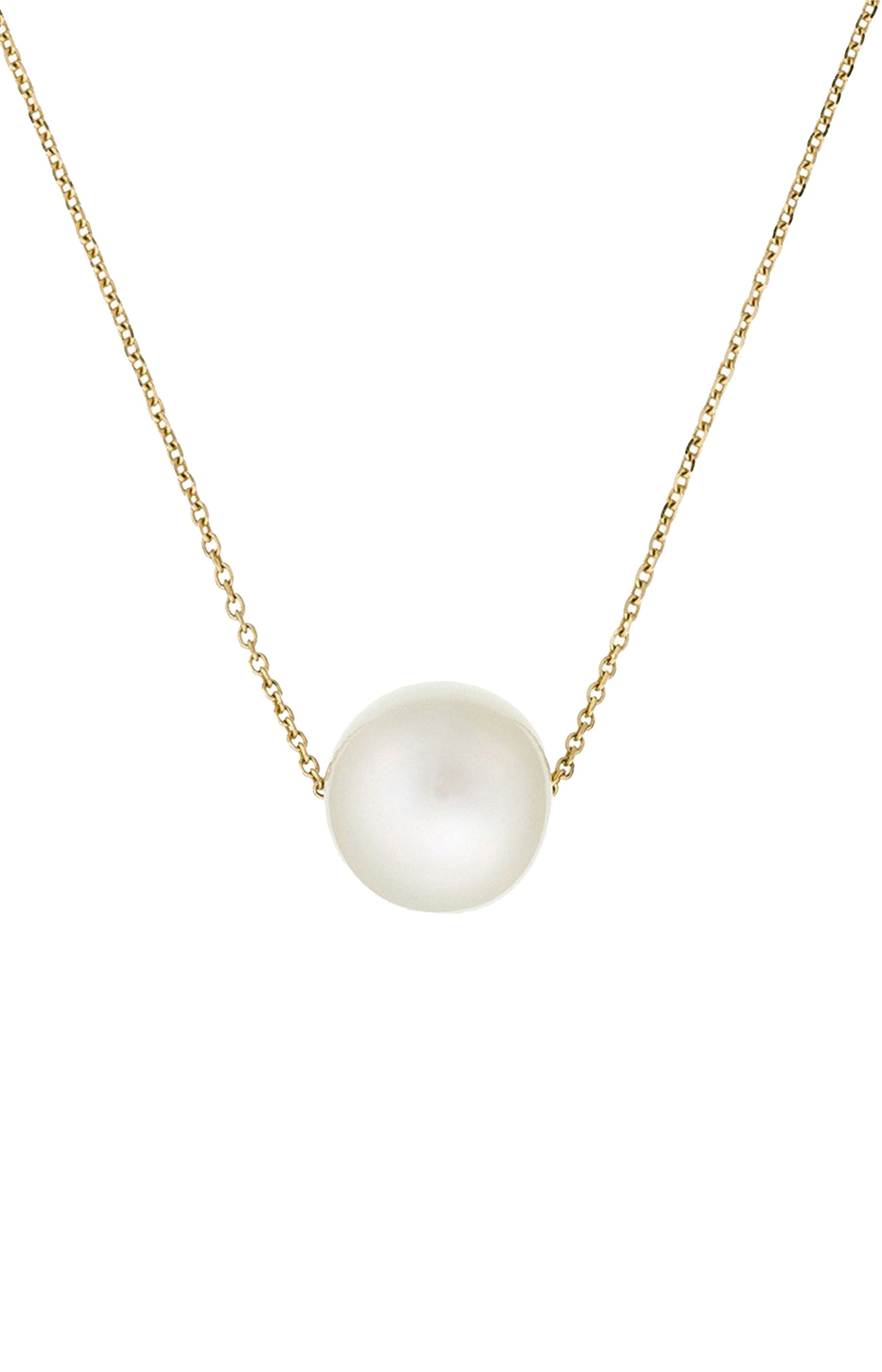 Collier Single Pearl - Or jaune