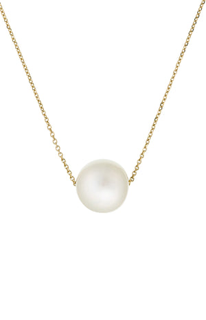 Collier Single Pearl - Or jaune