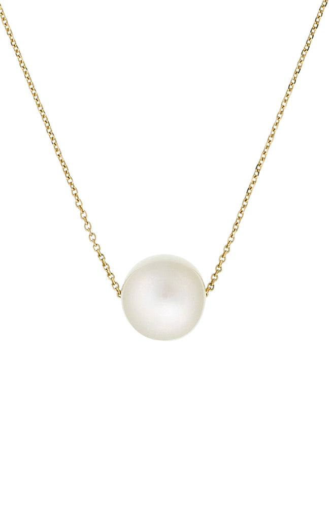 Collier Single Pearl - Or jaune