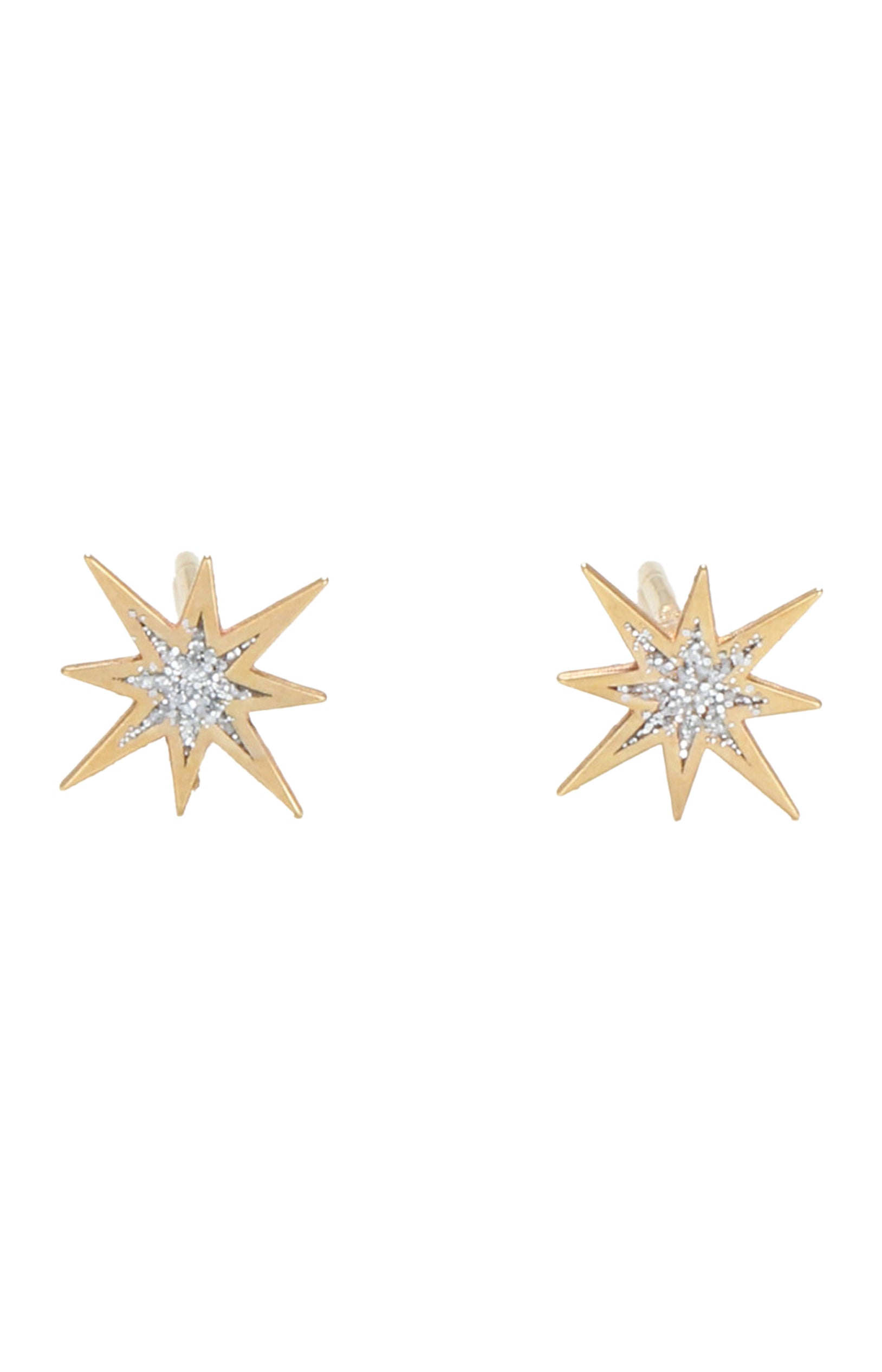 Boucles d'oreilles Mon étoile - Or jaune & zirconium