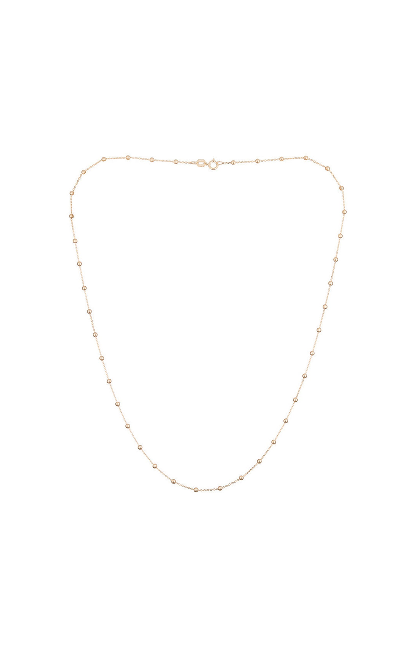 Chaîne décorée - Or Jaune - 43 cm