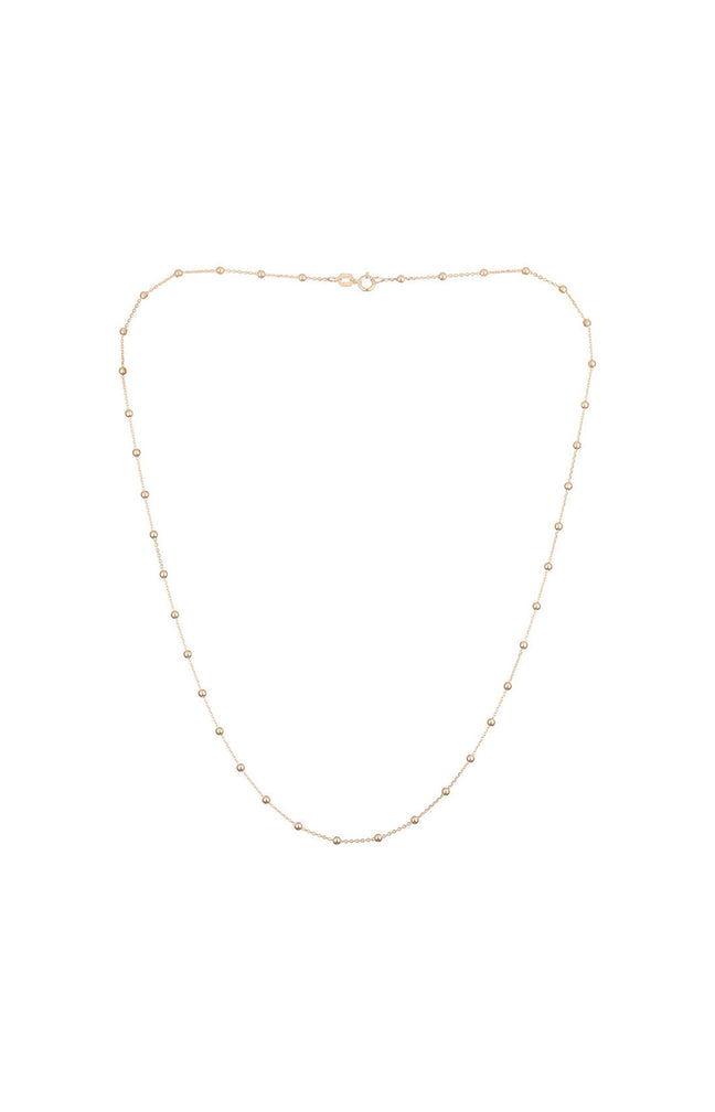 Chaîne décorée - Or Jaune - 43 cm