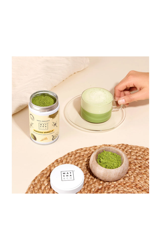 Thé matcha bio - Duo vanille & chocolat - 2 produits
