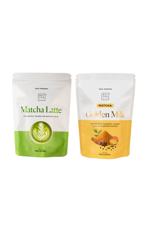 Thé matcha - Latte & golden milk - 2 produits